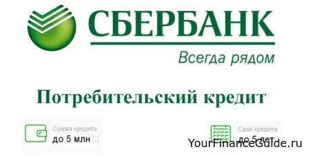 Сбербанк России: кредит наличными